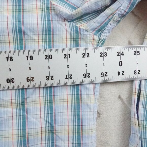 UNTUCKit Blue and White Striped Casual Button Down Shirt - Picture 5 of 9